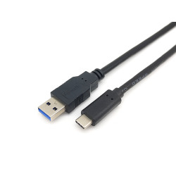 Equip 128344 128344 Cable USB 3.2 Gen 1 C a A , M/M , 2,0m, 5Gbps, Negro, 2 m, USB A, USB C, USB 3.2 Gen 1 (3.1 Gen 1), 5