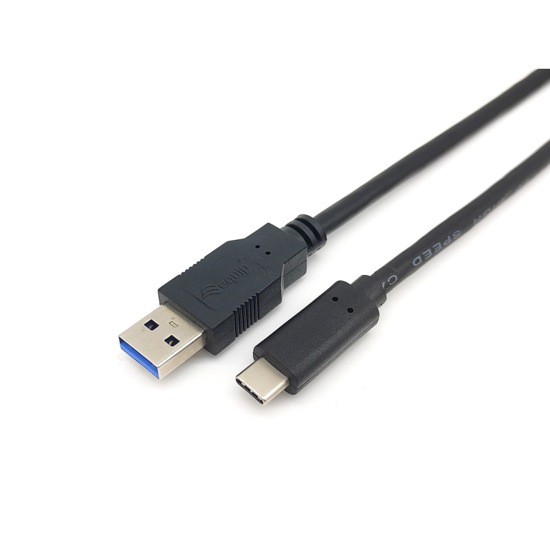Equip 128344 128344 Cable USB 3.2 Gen 1 C a A , M/M , 2,0m, 5Gbps, Negro, 2 m, USB A, USB C, USB 3.2 Gen 1 (3.1 Gen 1), 5