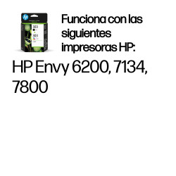 HP 3YM92AE Paquete de 2 cartuchos de tinta Original 303 negro/tricolor, Rendimiento estándar, Negro, Cian, Magenta, Amarillo, 2
