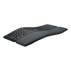 Logitech 920-010105 ERGO K860, Completo (100%), Inalámbrico, RF Wireless + Bluetooth, Switch de tecla semimecánico, QWERTY, 2