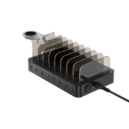 Conceptronic OZUL02B OZUL02B, Interior, Corriente alterna, 12 V, Negro