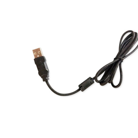 Conceptronic DJEBBEL03B DJEBBEL03B, mano derecha, Óptico, USB tipo A, 7200 DPI, Negro