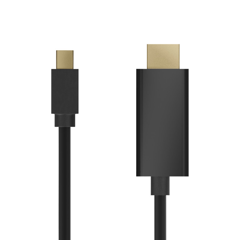AISENS A125-0458 A125-0458, 3 m, Mini DisplayPort, HDMI, Macho, Macho, Derecho