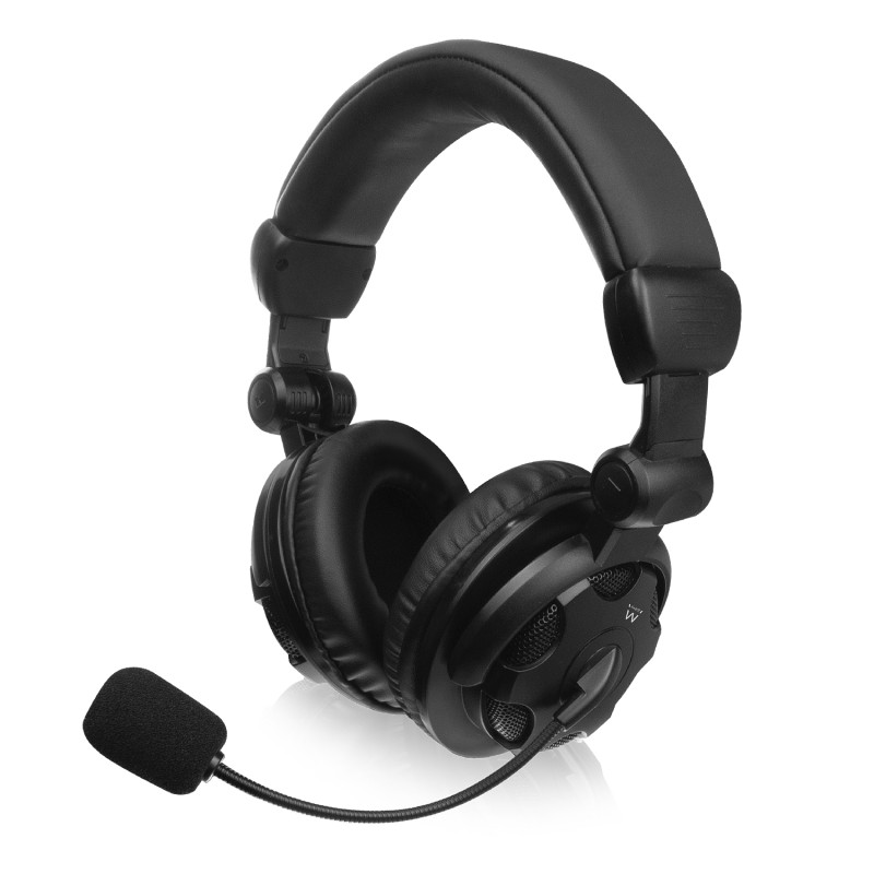 Ewent EW3564 EW3564, Alámbrico, Llamadas/Música, 20 - 20000 Hz, Auriculares, Negro