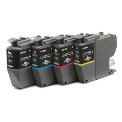 Brother LC421XLVAL LC-421XLVAL, Alto rendimiento (XL), Negro, Cian, Magenta, Amarillo, 4 pieza(s), 500 páginas, 500 páginas, 2
