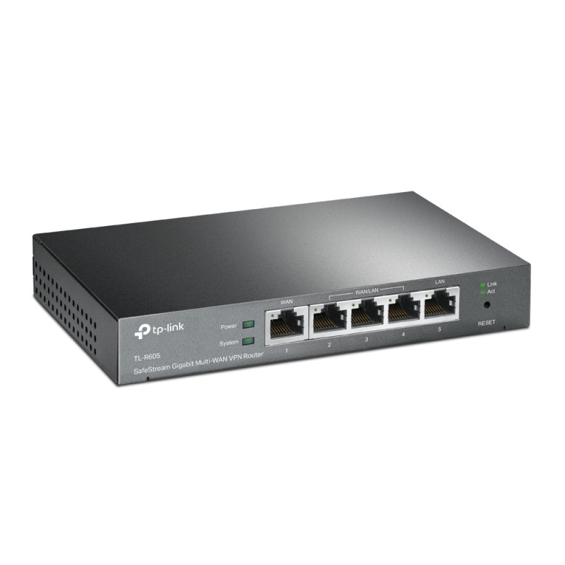 TP-Link TL-R605 TL-R605, Ethernet WAN, Gigabit Ethernet, Negro