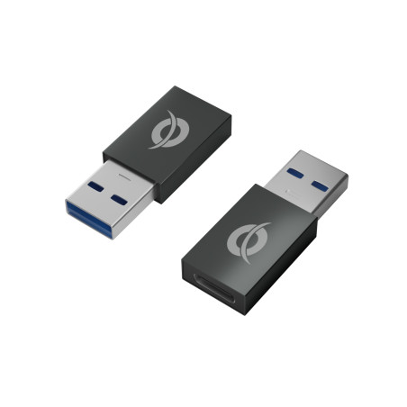 Conceptronic DONN10G DONN10G, USB A, USB C, Negro