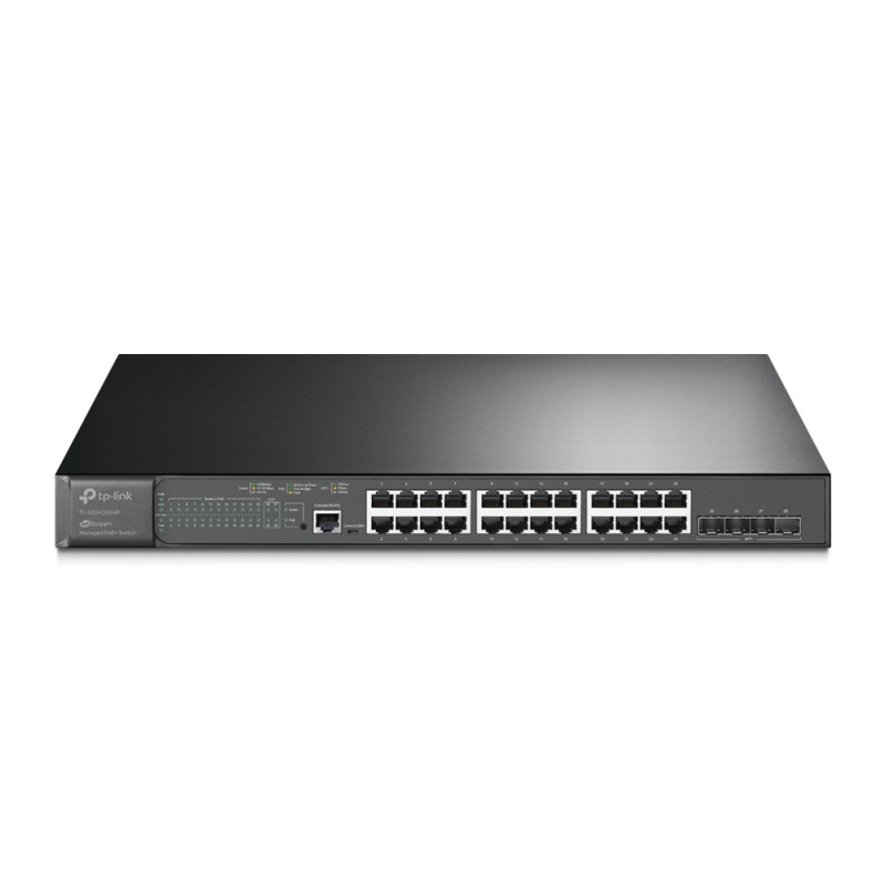 TP-Link TL-SG3428XMP JetStream TL-SG3428XMP, Gestionado, L2+, Gigabit Ethernet (10/100/1000), Energía sobre Ethernet (PoE),