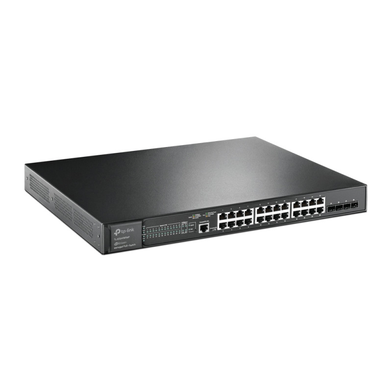 TP-Link TL-SG3428XMP JetStream TL-SG3428XMP, Gestionado, L2+, Gigabit Ethernet (10/100/1000), Energía sobre Ethernet (PoE),