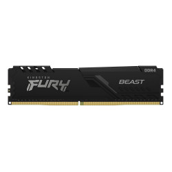 Kingston Technology KF432C16BB1/16 FURY Beast 16GB 3200MT/s DDR4 CL16 DIMM 1Gx8 Black, 16 GB, 1 x 16 GB, DDR4, 288-pin DIMM