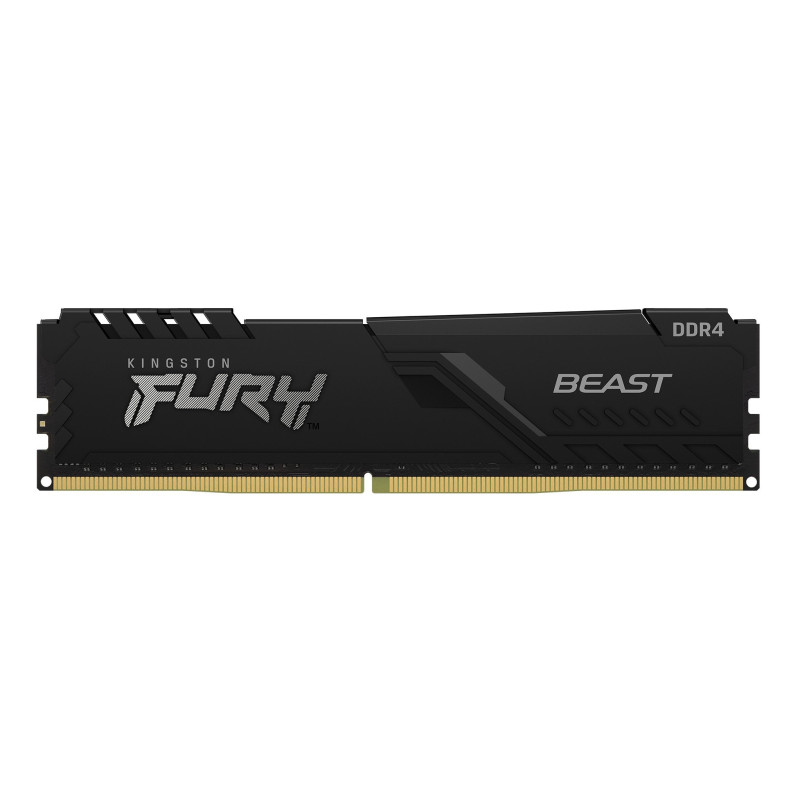 Kingston Technology KF432C16BB1/16 FURY Beast 16GB 3200MT/s DDR4 CL16 DIMM 1Gx8 Black, 16 GB, 1 x 16 GB, DDR4, 288-pin DIMM