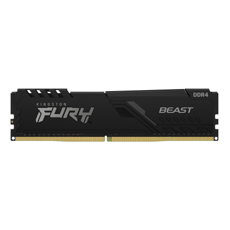 Kingston Technology KF432C16BB1/16 FURY Beast 16GB 3200MT/s DDR4 CL16 DIMM 1Gx8 Black, 16 GB, 1 x 16 GB, DDR4, 288-pin DIMM
