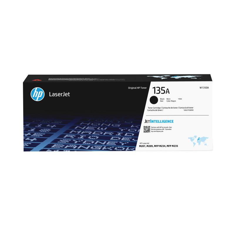 HP W1350A LaserJet Cartucho de Tóner Original 135A negro, 1100 páginas, Negro, 1 pieza(s)