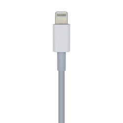 AISENS A102-0442 Cable USB 2.0 USB-С A Lightning PD 2A, Lightning/M-USB-С/M, Blanco, 1.0m, 1 m, Lightning, USB C, Macho, 2