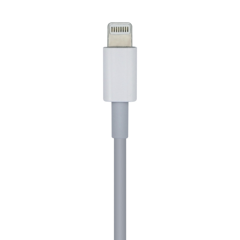 AISENS A102-0442 Cable USB 2.0 USB-С A Lightning PD 2A, Lightning/M-USB-С/M, Blanco, 1.0m, 1 m, Lightning, USB C, Macho,