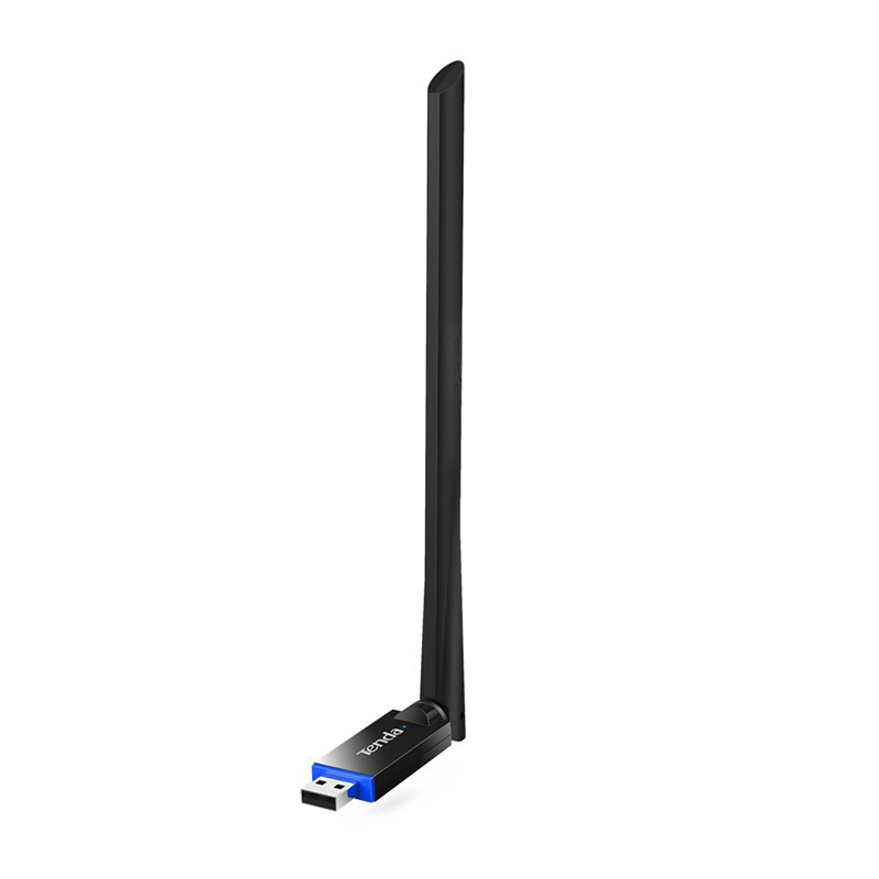Tenda U10 U10, Inalámbrico, USB, WLAN, Wi-Fi 5 (802.11ac), 433 Mbit/s, Negro