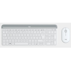 Logitech 920-009199 920-009199, Completo (100%), Inalámbrico, RF inalámbrico, Blanco, Ratón incluido