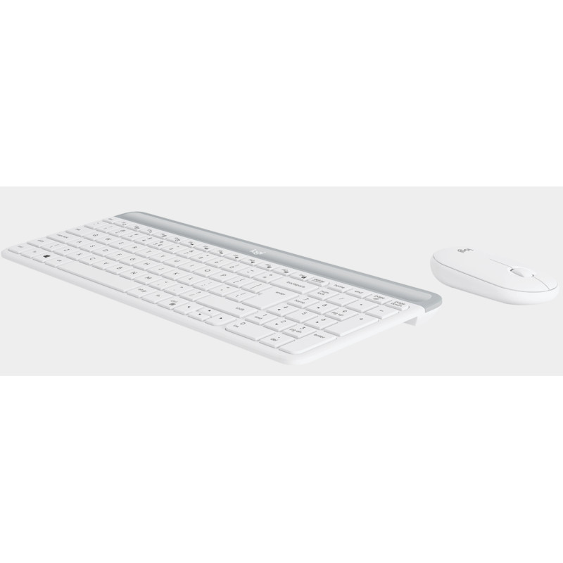 Logitech 920-009199 920-009199, Completo (100%), Inalámbrico, RF inalámbrico, Blanco, Ratón incluido