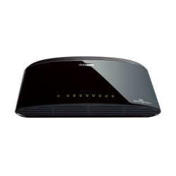 D-Link DES-1008D/E DES-1008D, No administrado, Fast Ethernet (10/100), Bidireccional completo (Full duplex)