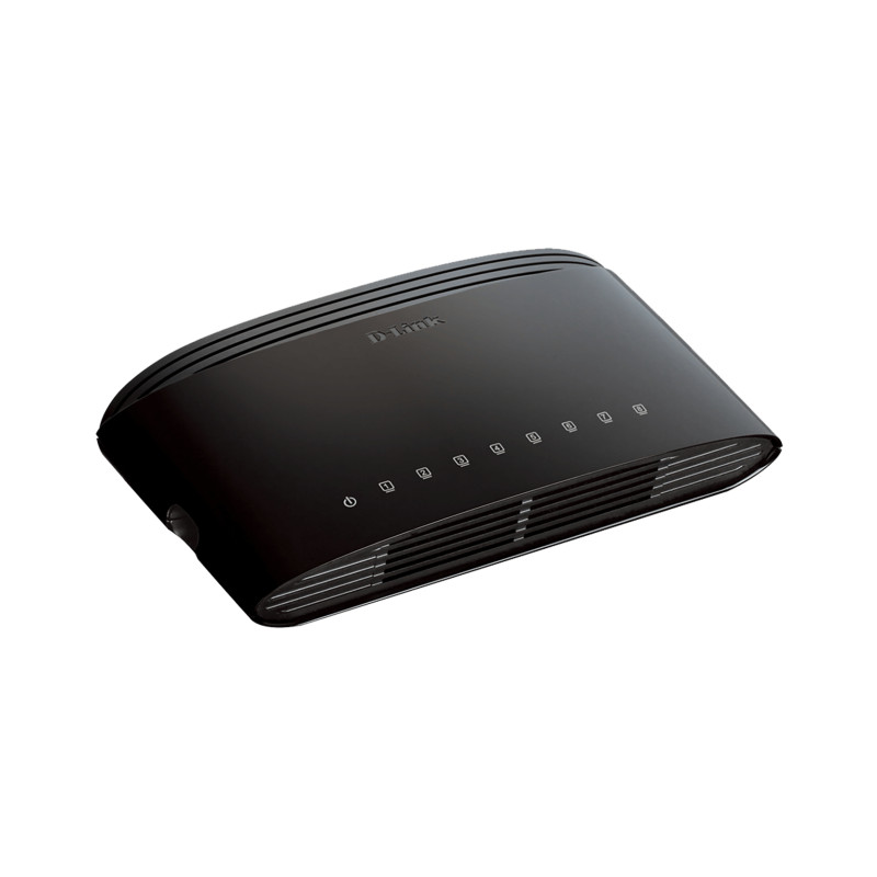 D-Link DES-1008D/E DES-1008D, No administrado, Fast Ethernet (10/100), Bidireccional completo (Full duplex)