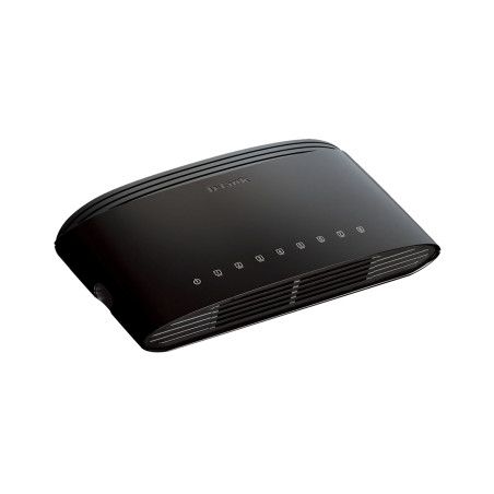 D-Link DES-1008D/E DES-1008D, No administrado, Fast Ethernet (10/100), Bidireccional completo (Full duplex)