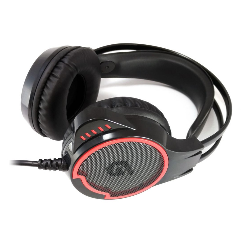Conceptronic ATHAN01B ATHAN U1, Alámbrico, 20 - 20000 Hz, Juego, 375 g, Auriculares, Negro