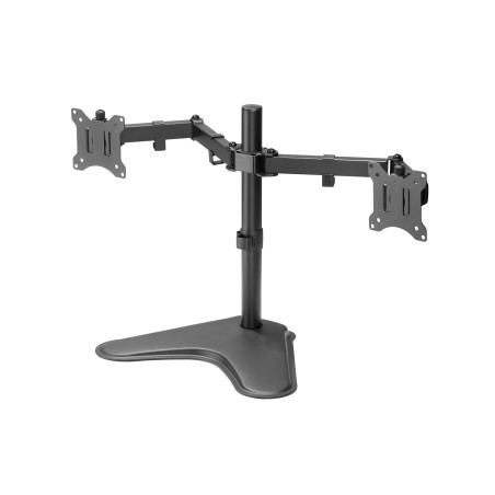 Equip 650123 Soporte de sobremesa económico para dos monitores de 17"-32, 16 kg, 43,2 cm (17"), 81,3 cm (32"), 75 x 75 mm, 100