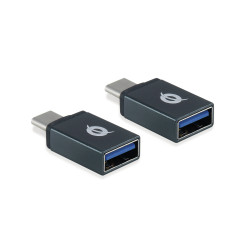 Conceptronic DONN03G DONN03G, USB 3.1 Gen 1 Type-C, USB 3.1 Gen 1 Type-A, Negro
