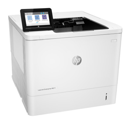 HP 7PS84A LaserJet Enterprise M611dn Blanco y negro Impresora, Solo Ethernet; A doble cara, Laser, 1200 x 1200 DPI, A4, 61 ppm,