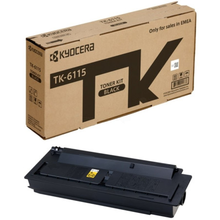 KYOCERA TK-6115 TK-6115, 15000 páginas, Negro, 1 pieza(s)