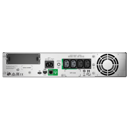 APC SMT1500RMI2UC SMT1500RMI2UC, Línea interactiva, 1,5 kVA, 1000 W, Seno, 151 V, 302 V