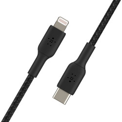Belkin CAA004BT1MBK CAA004BT1MBK, 1 m, Lightning, USB C, Macho, Macho, Negro