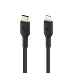 Belkin CAA004BT1MBK CAA004BT1MBK, 1 m, Lightning, USB C, Macho, Macho, Negro 2