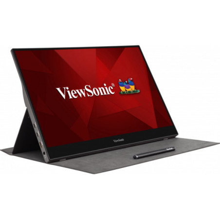Viewsonic TD1655 TD1655, 39,6 cm (15.6"), 1920 x 1080 Pixeles, Full HD, LED, 6,5 ms, Negro, Plata