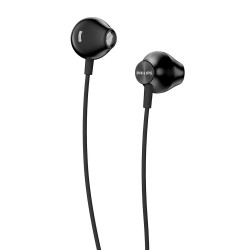 Philips TAUE100BK/00 TAUE100BK/00, Alámbrico, Música, 20 - 20000 Hz, 13 g, Auriculares, Negro