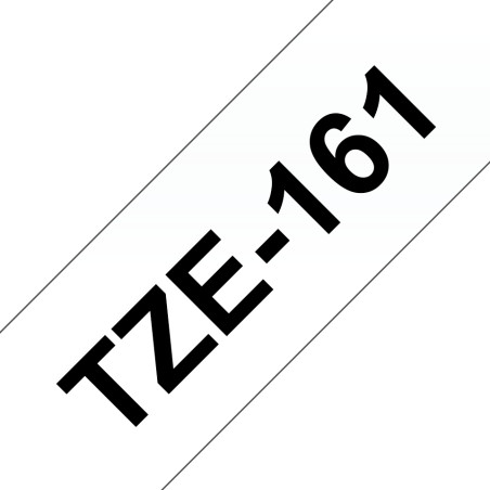 Brother TZE-161 TZE-161, Negro sobre transparente, TZe, Transferencia térmica, China, 5 año(s), Brother