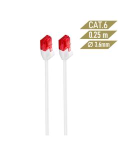 Ewent IM1035 cable de red Blanco 0,25 m Cat6 U/UTP (UTP) 2