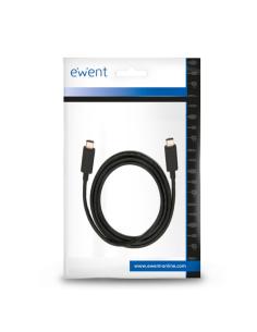 Ewent EC1046 cable USB USB 3.2 Gen 2 (3.1 Gen 2) 1 m USB C Negro 2
