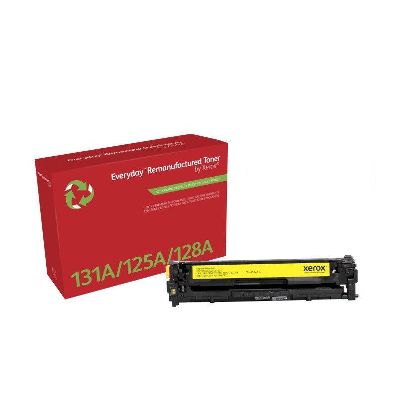 Xerox 006R03810 Tóner Everyday™ Amarillo remanufacturado de es compatible con HP 131A (CF212A), Capacidad estándar, 1800