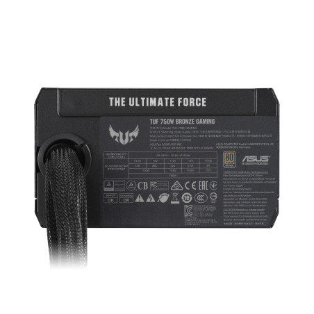 ASUS 90YE00D0-B0NA00 TUF-GAMING-750B, 750 W, 100 - 240 V, 20+4 pin ATX, No modular, PC, ATX