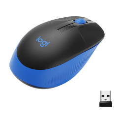 Logitech 910-005907 M190, Ambidextro, Óptico, RF inalámbrico, 1000 DPI, Azul 2