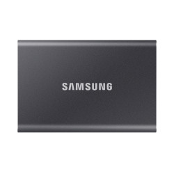 Samsung MU-PC2T0T/WW Portable SSD T7, 2 TB, USB Tipo C, 3.2 Gen 2 (3.1 Gen 2), 1050 MB/s, Protección mediante contraseña, Gris
