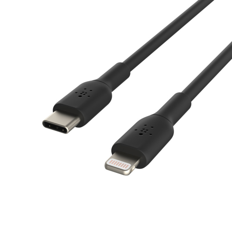 Belkin CAA003BT1MBK CAA003BT1MBK, 1 m, Lightning, USB C, Macho, Macho, Negro