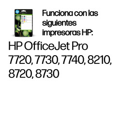 HP 6ZC69AE Paquete de 4 cartuchos de tinta Original 953 negro/cian/magenta/amarillo, Rendimiento estándar, Negro, Cian, 2
