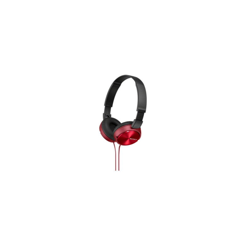 Sony MDRZX310APR MDR-ZX310AP, Alámbrico, 10 - 24000 Hz, Llamadas/Música, 125 g, Auriculares, Rojo