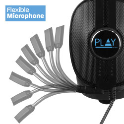 Ewent PL3321 Play PL3321, Alámbrico, Juego, 50 - 20000 Hz, 335 g, Auriculares, Negro 2
