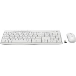 Logitech 920-009822 MK295 Silent, Completo (100%), Alámbrico, RF inalámbrico, QWERTY, Blanco, Ratón incluido 2