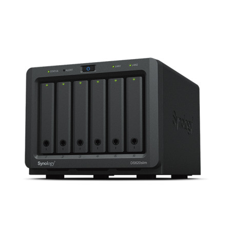 Synology DS620SLIM DiskStation DS620SLIM, NAS, Escritorio, Intel® Celeron®, J3355, 2 GB, DDR3L