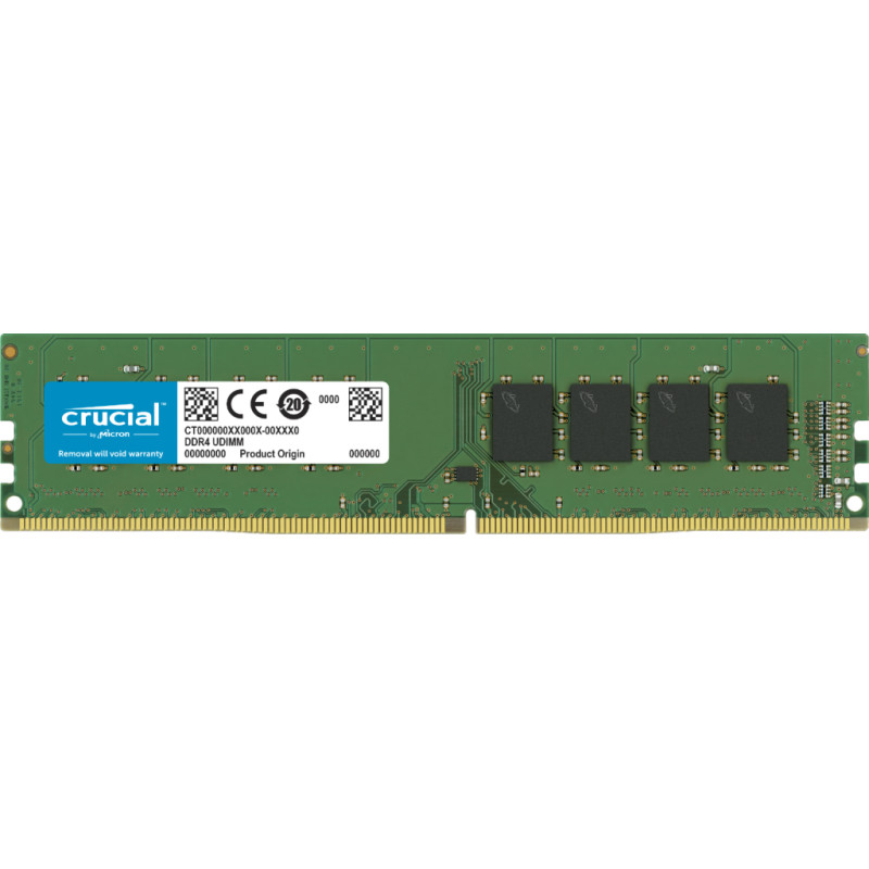 Crucial CT8G4DFRA32A CT8G4DFRA32A, 8 GB, 1 x 8 GB, DDR4, 3200 MHz, 288-pin DIMM