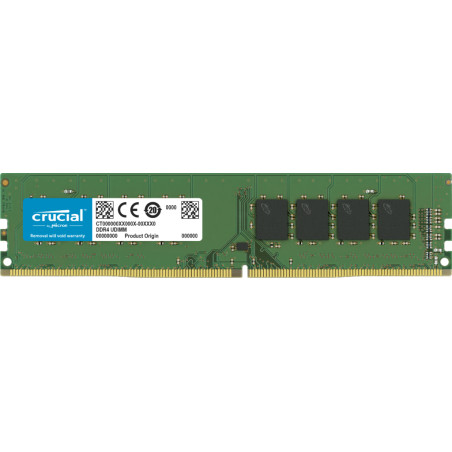 Crucial CT8G4DFRA32A CT8G4DFRA32A, 8 GB, 1 x 8 GB, DDR4, 3200 MHz, 288-pin DIMM